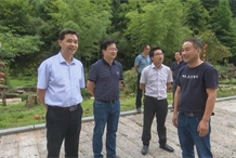 县委副书记、县长巩文生到九华神龙谷景区检查假日旅游工作